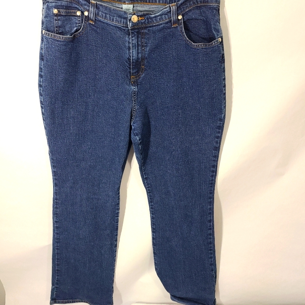 Saint Johns Bay‎ Women's Size 16 Stretch Boot Blue Jeans Denim Casual